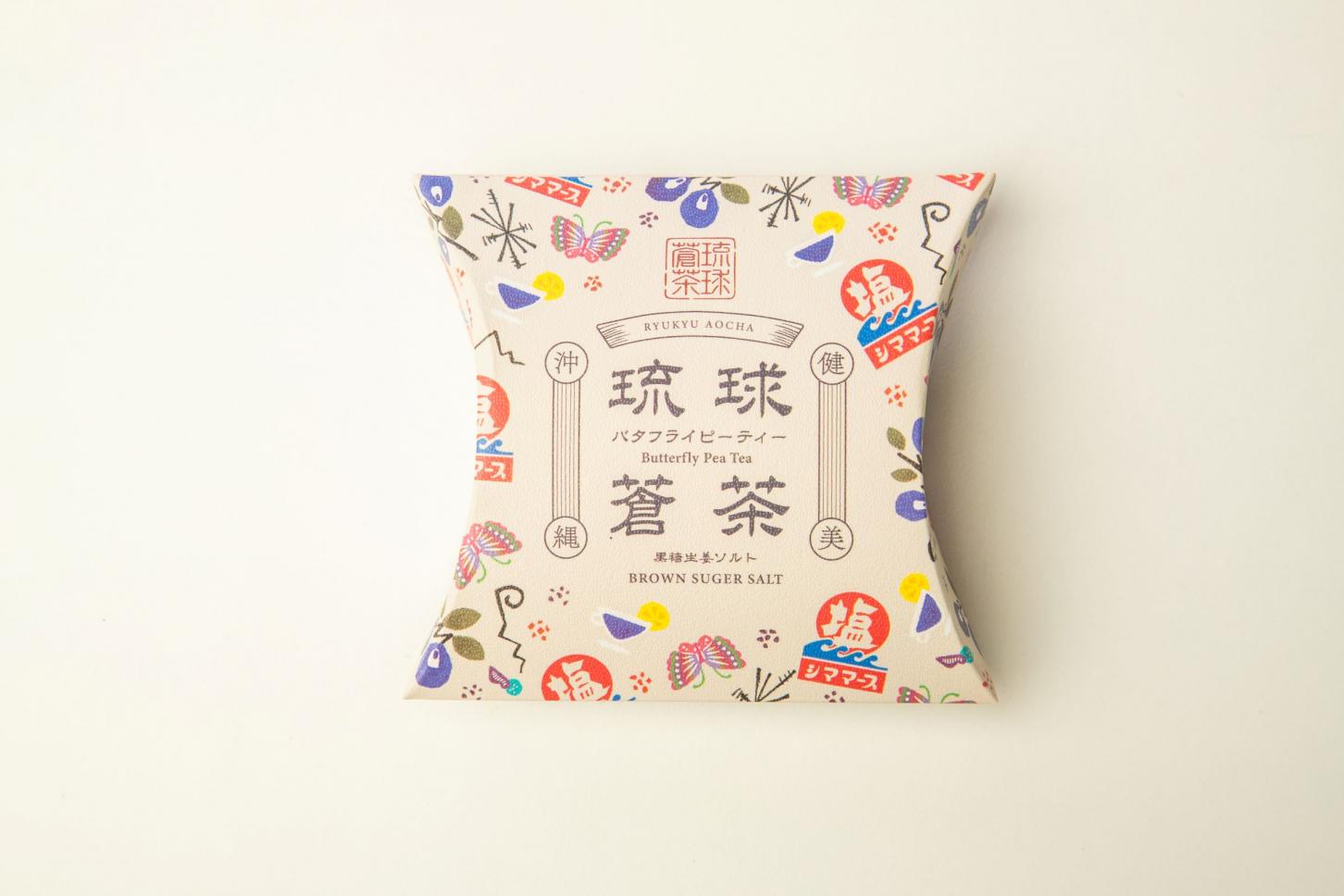 琉球蒼茶バタフライピーティー黒糖生姜ソルトティー　送料込