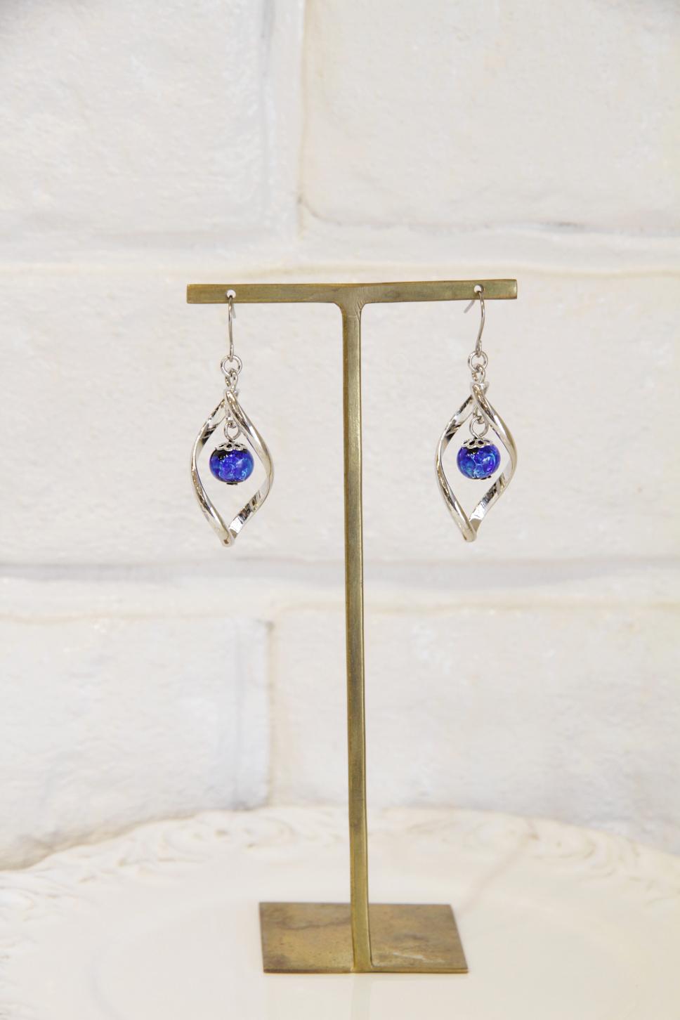 ホタルガラスピアス/チタンフックの詳細画像 ホタルガラスピアス/チタンフックの詳細画像