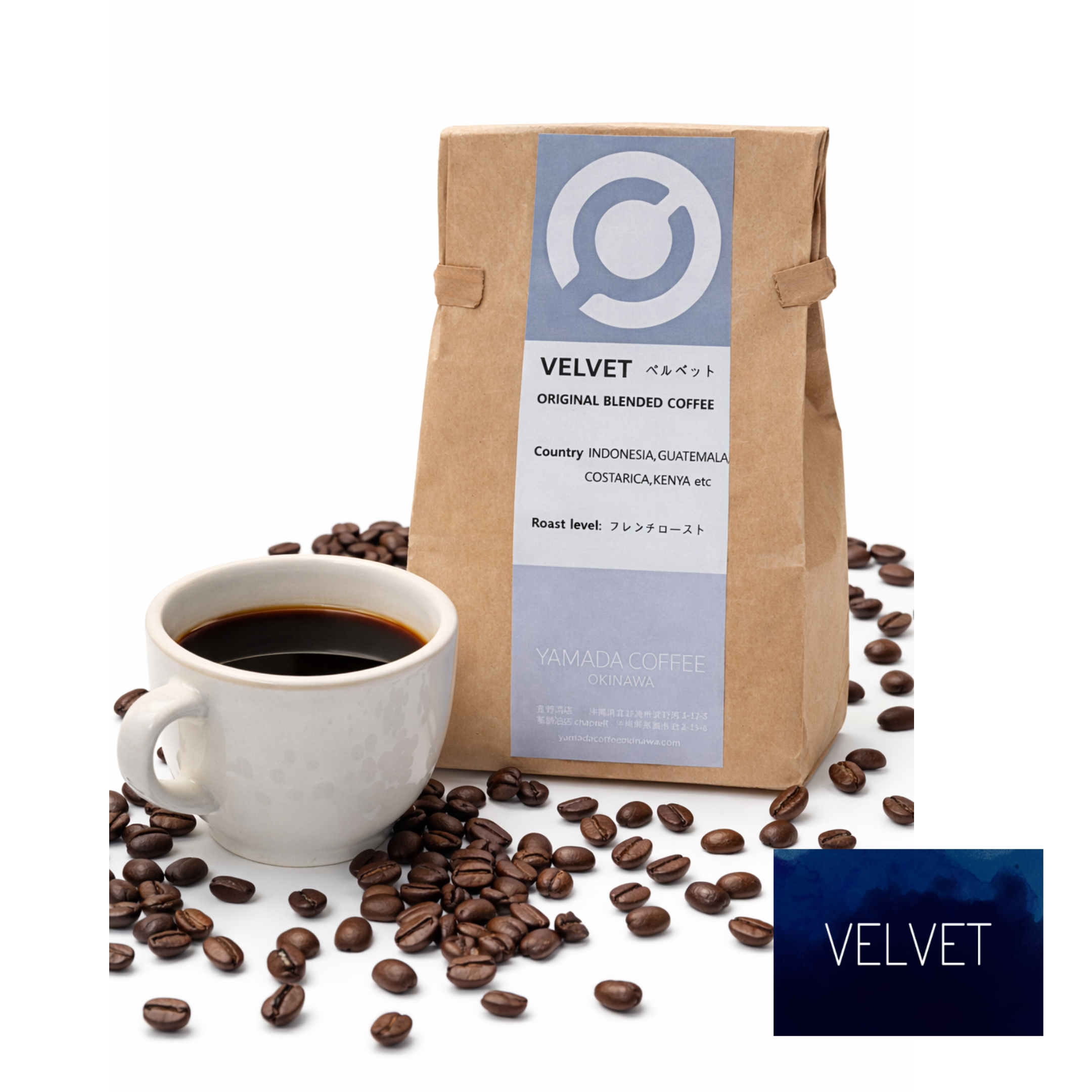 【YAMADA COFFEE OKINAWA】コーヒー豆 VELVET 100g