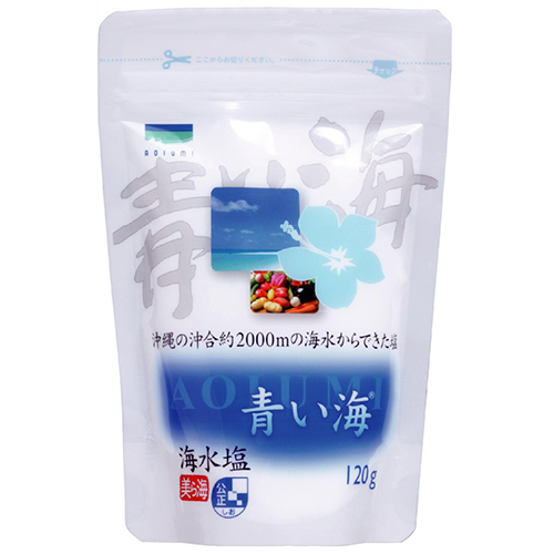 沖縄の海水塩　青い海　120g