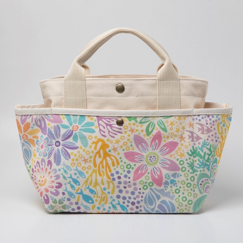 お散歩バッグ/サンゴの花畑の詳細画像 お散歩バッグ/サンゴの花畑の詳細画像