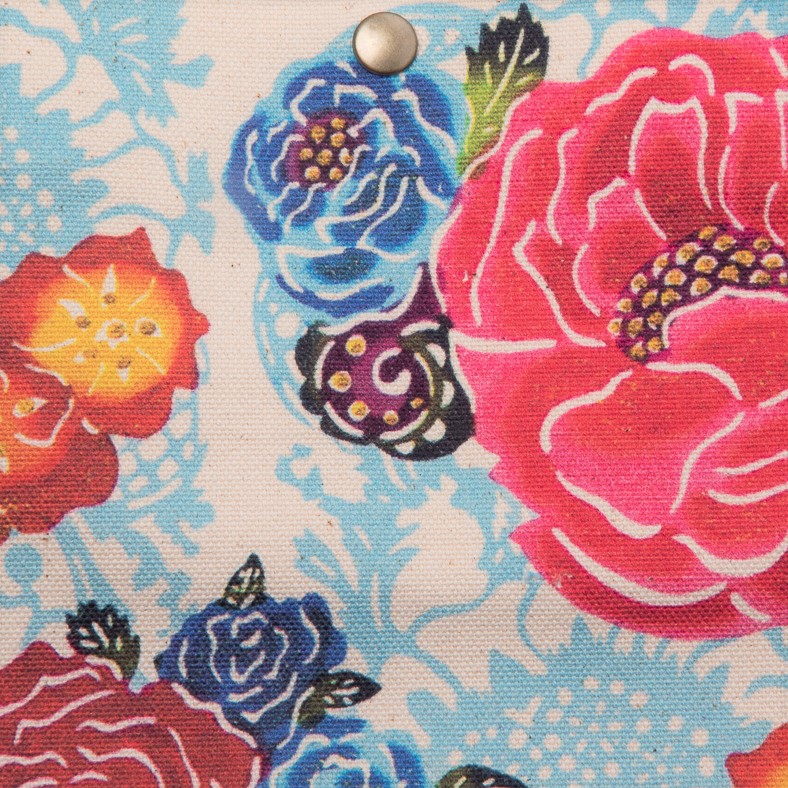 お散歩バッグ/紅型ブルーの詳細画像 お散歩バッグ/紅型ブルーの詳細画像