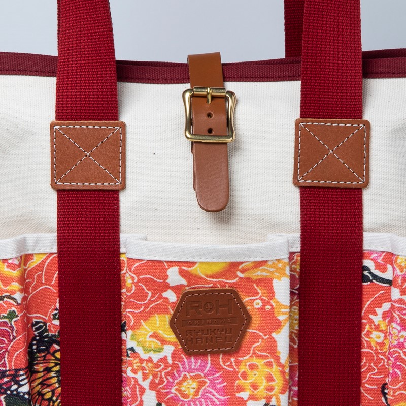 アートクラフトマンバッグ/紅型バタフライの詳細画像 アートクラフトマンバッグ/紅型バタフライの詳細画像