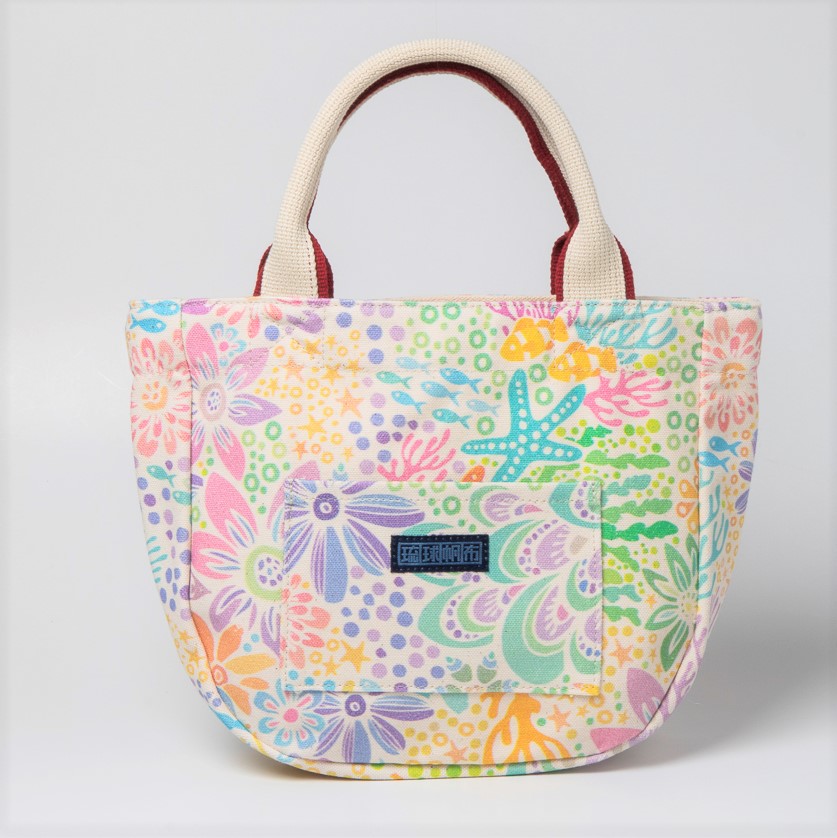 アートラウンドトート/サンゴの花畑の詳細画像 アートラウンドトート/サンゴの花畑の詳細画像