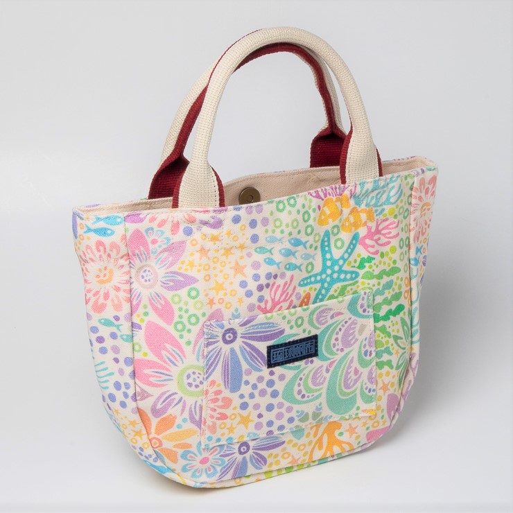 アートラウンドトート/サンゴの花畑の詳細画像 アートラウンドトート/サンゴの花畑の詳細画像