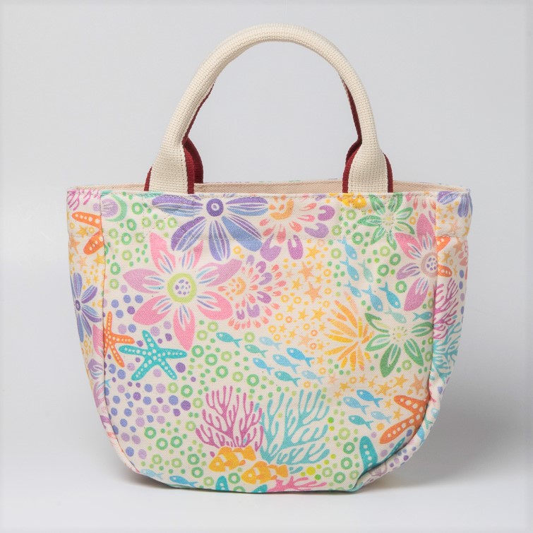 アートラウンドトート/サンゴの花畑の詳細画像 アートラウンドトート/サンゴの花畑の詳細画像