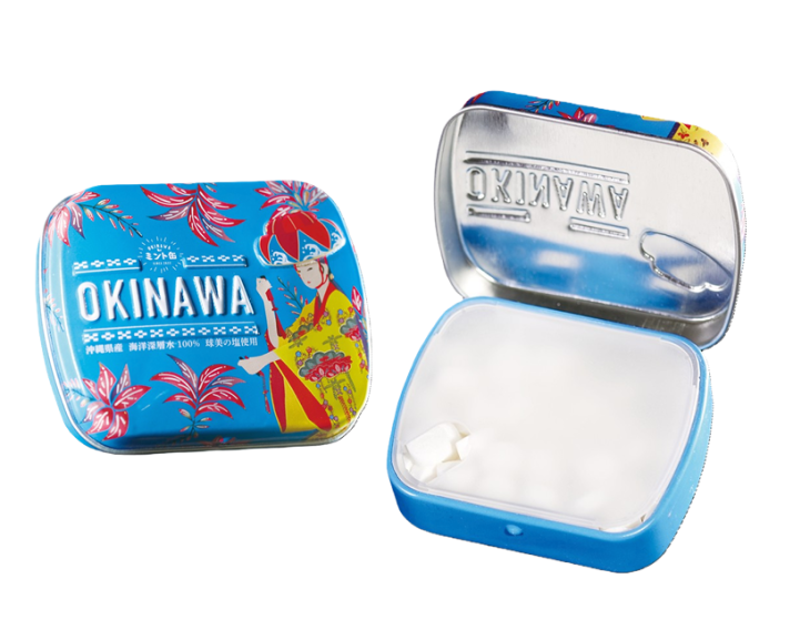 OKINAWAミント缶 花笠の詳細画像 OKINAWAミント缶 花笠の詳細画像