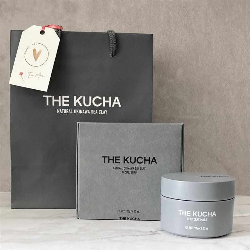 THE KUCHA母の日セット(ディープクレイマスク&フェイシャルソープ)　母の日カード付