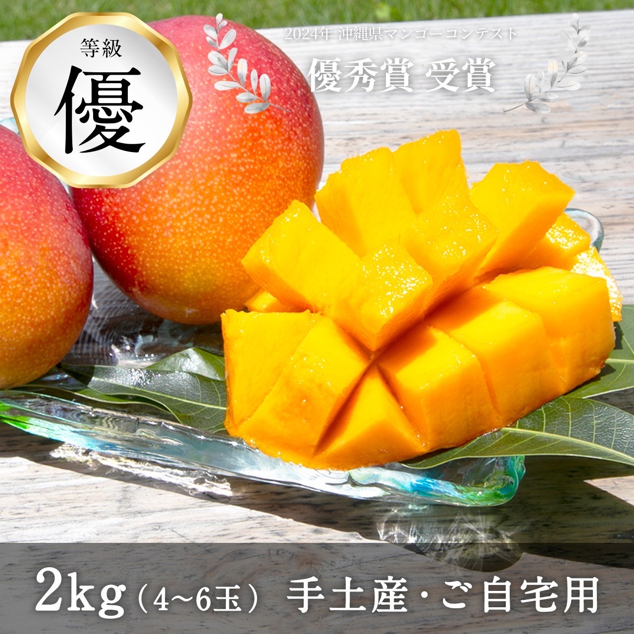 【6月下旬以降発送予定】　コーラルファーム アップルマンゴー 優品2kg